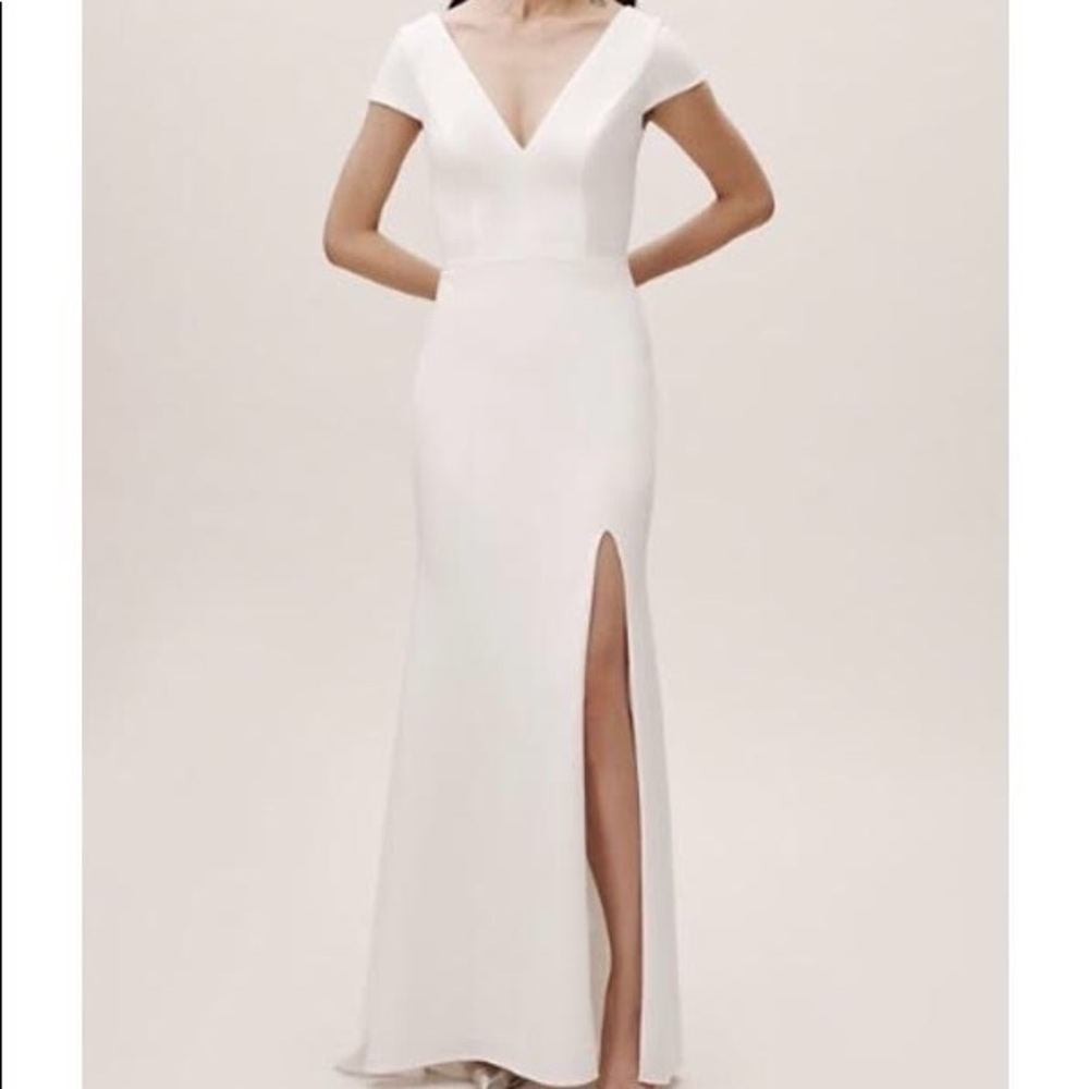 BHLDN ivory bridesmaid dress!